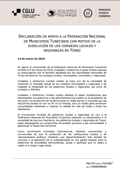 declaración tunisia