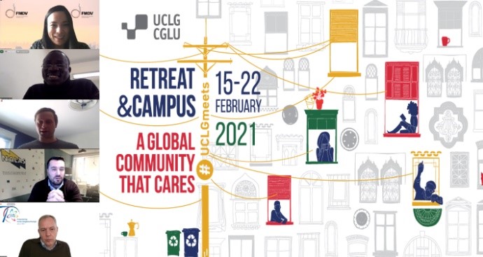UCLG Retreat and Campus February 2021 Zoom Screenshot of the Finance Session